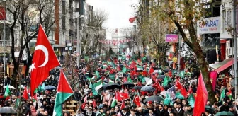 İstanbul'da 'Şehitlerimiz ve Filistin İçin Yürüyoruz' Eylemi Ümraniye'de Gerçekleştirildi