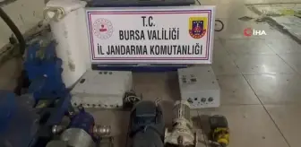 Bursa'da kaçak akaryakıt tesisinde 5 bin litre kaçak motorin ele geçirildi