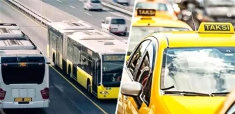 İstanbul'da Toplu Taşıma, Taksi ve Servis Fiyatlarına Zam Kararı