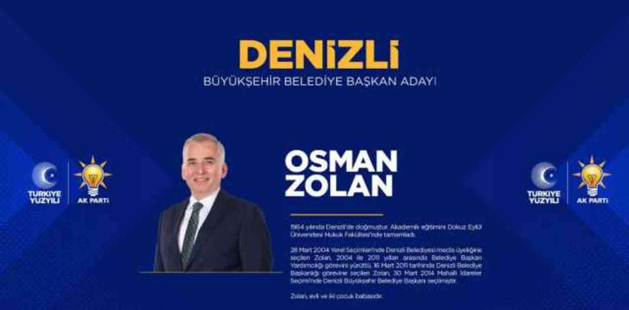 Osman Zolan kimdir, nereli? AK Parti Denizli adayı Osman Zolan hayatı ve kariyeri! Osman Zolan ne mezunu?