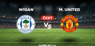 Wigan Manchester United maç özeti! (VİDEO) Wigan Manchester United maçı özeti izle! Golleri kim attı, maç kaç kaç bitti?