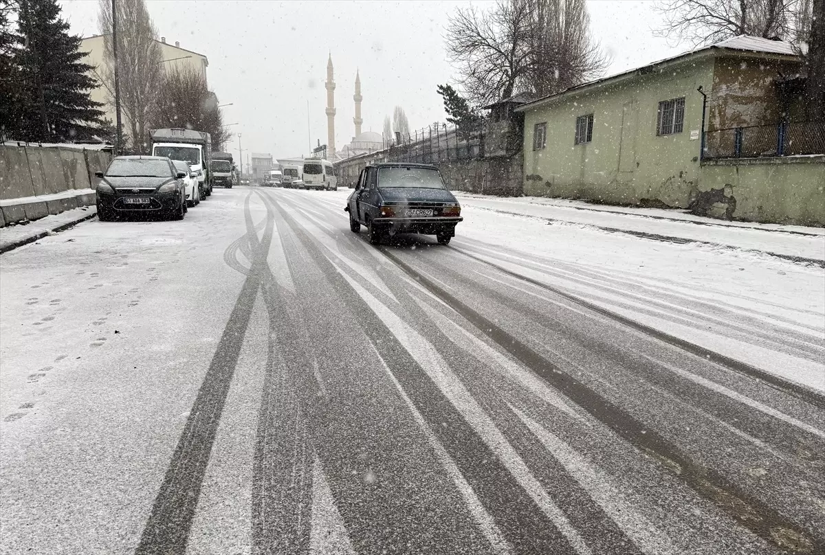 Ardahan ve Ağrı'da Kar Yağışı Etkili Oldu