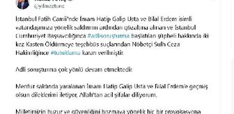 İstanbul Fatih Camii'nde saldırıya tutuklama kararı