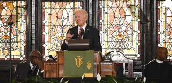 ABD Başkanı Biden'ın konuşması 'Gazze'de ateşkes' sloganları ile kesildi