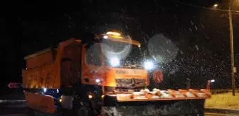Bolu Dağı'nda Sağanak Yağış Kar Yağışına Dönüştü