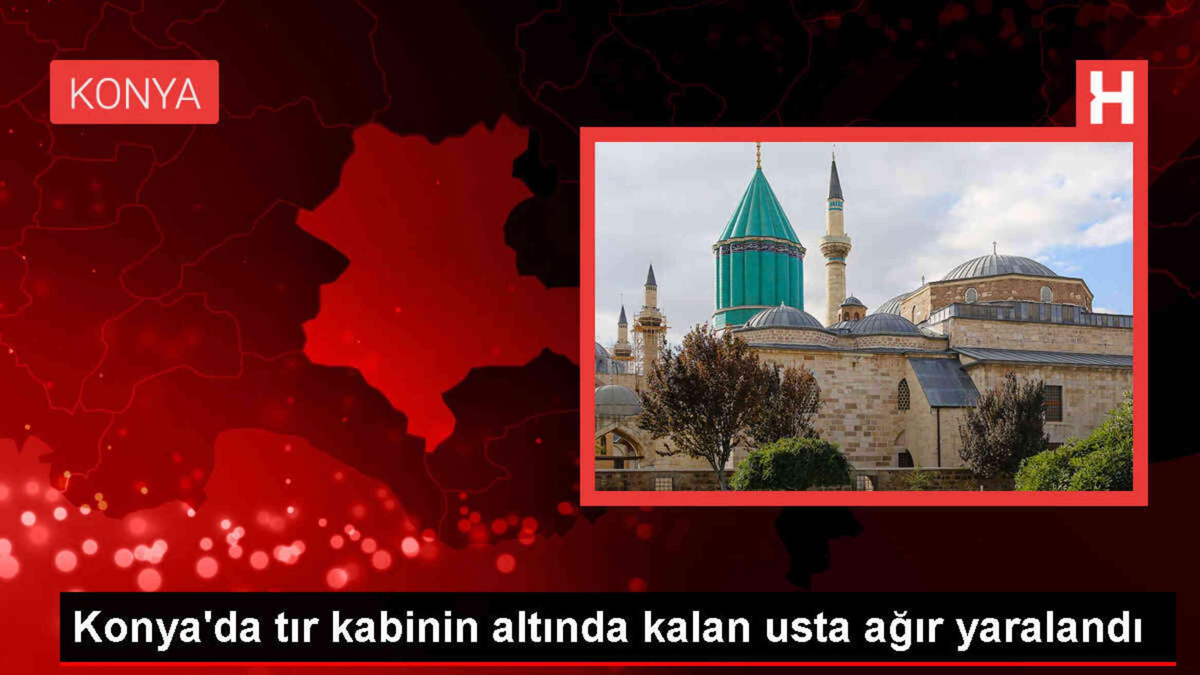Konya'nın Ereğli ilçesinde tır tamiri sırasında kaza: Bir kişi ağır yaralandı