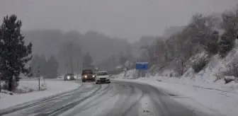 Kocayayla geçidi kar yağışı nedeniyle kapatıldı