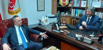 Zonguldak Belediye Başkanı Ömer Selim Alan, Gazetecileri Ziyaret Etti