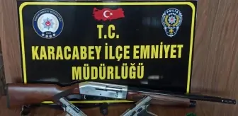 Karacabey'de silahla ateş eden 2 zanlı yakalandı