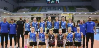 Nilüfer Belediyespor, Romanya deplasmanında avantaj yakaladı