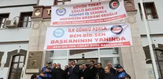 Eyüp Eroğlu, Tokat Belediyesinde coşkuyla karşılandı