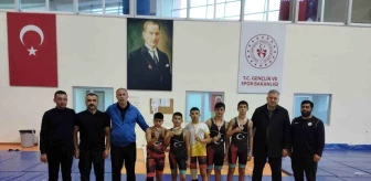 Sarıgöl Okulları Okul Sporları Serbest Güreş Turnuvasında Madalyaları Topladı