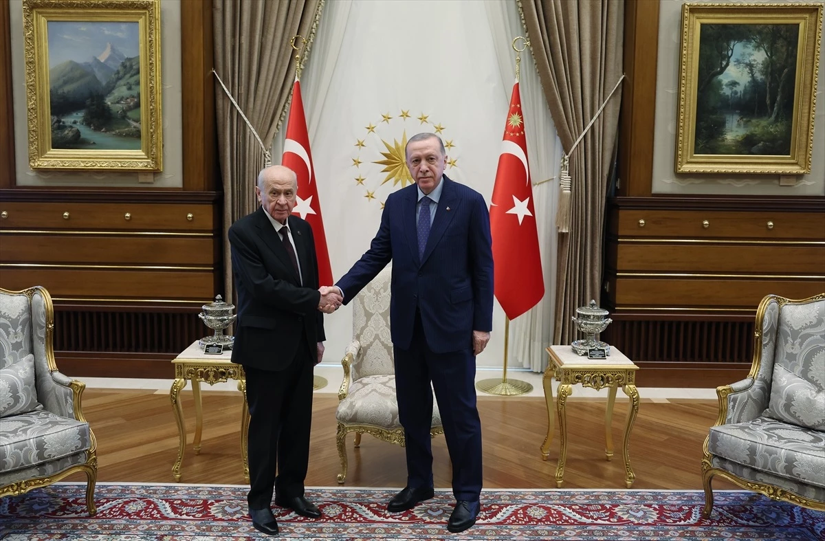 Cumhurbaşkanı Erdoğan ve Devlet Bahçeli görüşmesi başladı