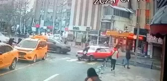 Çorlu'da yaya geçidinde kaza: Bir kişi yaralandı