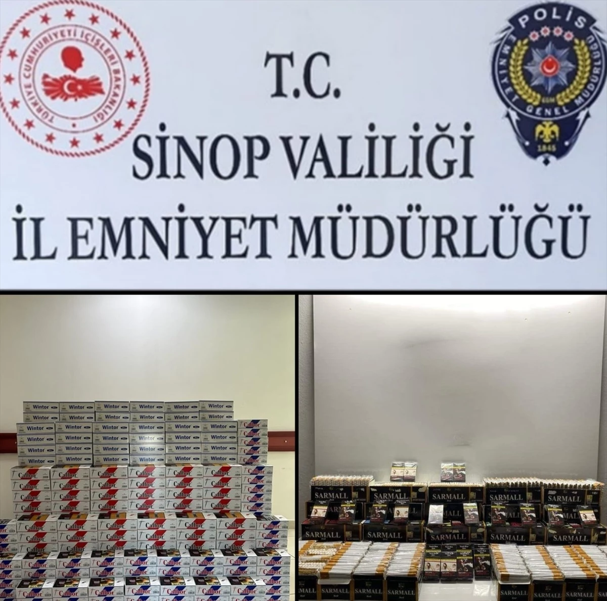 Sinop'ta 60 Bin 460 Makaron Ele Geçirildi, 3 Şüpheli Gözaltına Alındı