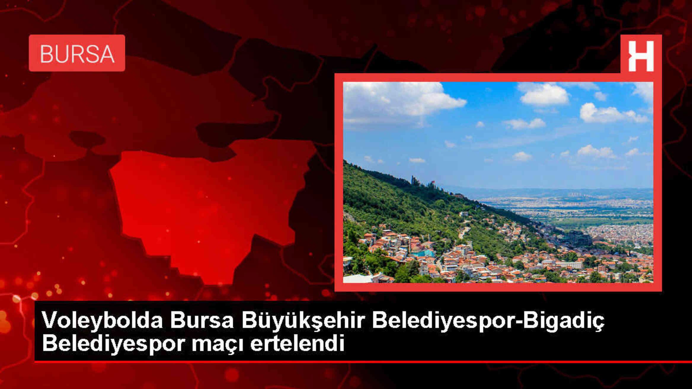 Bursa Büyükşehir Belediyespor-Bigadiç Belediyespor Maçı Ertelendi