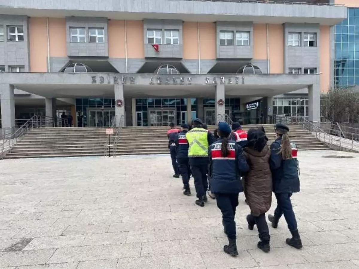 Edirne'de Yunanistan'a kaçmaya çalışan 10 terör örgütü şüphelisi yakalandı