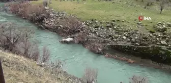 Aracı ile Habur Çayı'na düşen uzman çavuşu köylüler kurtardı