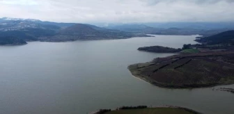 Kaz Dağları'ndan beslenen Bayramiç Barajı'nın su seviyesi yüzde 88'e çıktı