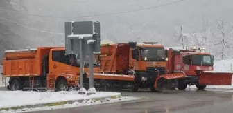 Bolu Dağı'nda Hafif Kar Yağışı