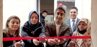 Kars'ın Sarıkamış ilçesinde yeni bir kütüphane açıldı