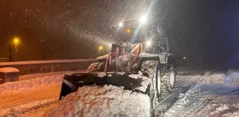 Kastamonu'nun yüksek kesimlerinde kar yağışı etkili