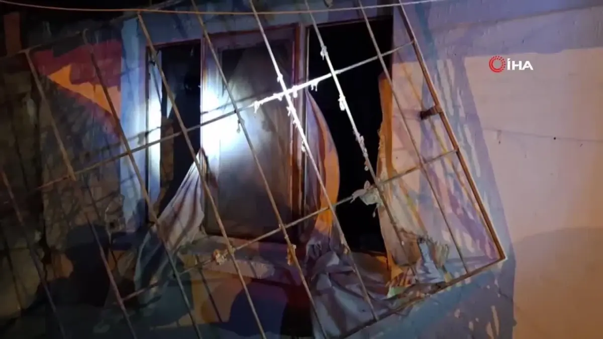 Tüpten sızan gaz bomba gibi patladı: 1 yaralı