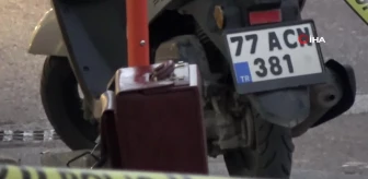Yalova'da scooter üzerine bırakılan şüpheli çanta fünyeyle patlatıldı