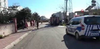 Antalya'da müstakil evde yangın çıktı