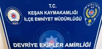 Keşan ilçesinde firari hükümlü yakalandı