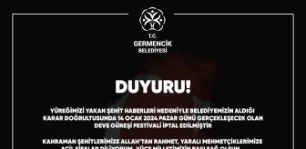 Aydın'da terörist saldırı sonucu şehit olan askerler nedeniyle deve güreşi festivali iptal edildi