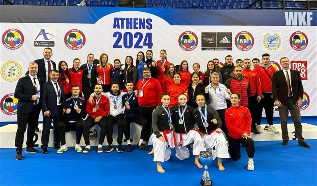 Türk Sporcular Yunanistan'da Karate 1 Serisi A Ligi'nde 3 Altın, 7 Madalya Kazandı