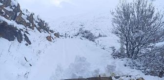 Batman'ın Sason ilçesinde kar yağışı nedeniyle 7 köy ve 23 mezra yolu ulaşıma kapandı