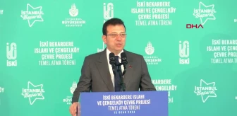 İstanbul Belediye Başkanı Ekrem İmamoğlu, BEKARDERE Islahı ve Çengelköy çevre projesi törenine katıldı