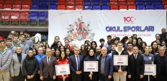 Karabük'te Okul Sporları Gençler Basketbol Kız, Erkek Grup Müsabakaları Başladı