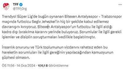 Yaptığı gol sevincinin bedeli ağır oldu! Antalyaspor İsrailli futbolcu Jehezkel'in biletini kesti