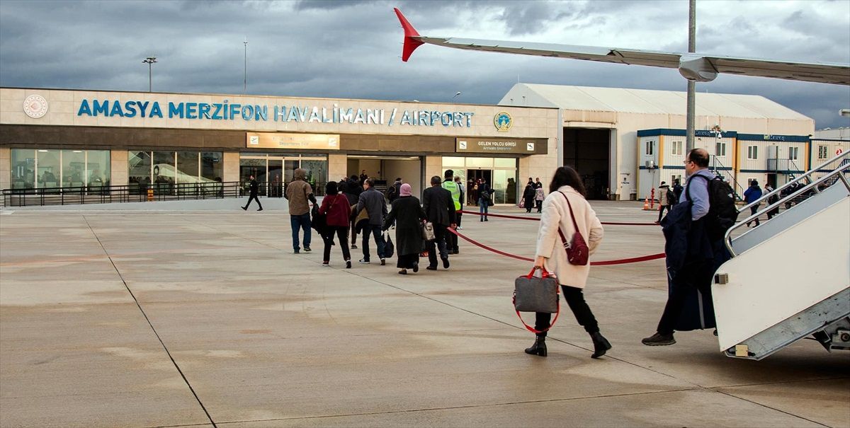 Amasya Merzifon Havalimanı 2023 Yılında 131 Bin 513 Yolcuya Hizmet Verdi