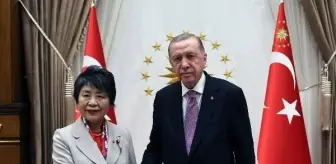 Cumhurbaşkanı Erdoğan, Japonya Dışişleri Bakanı Kamikawa Yoko'yu Kabul Etti