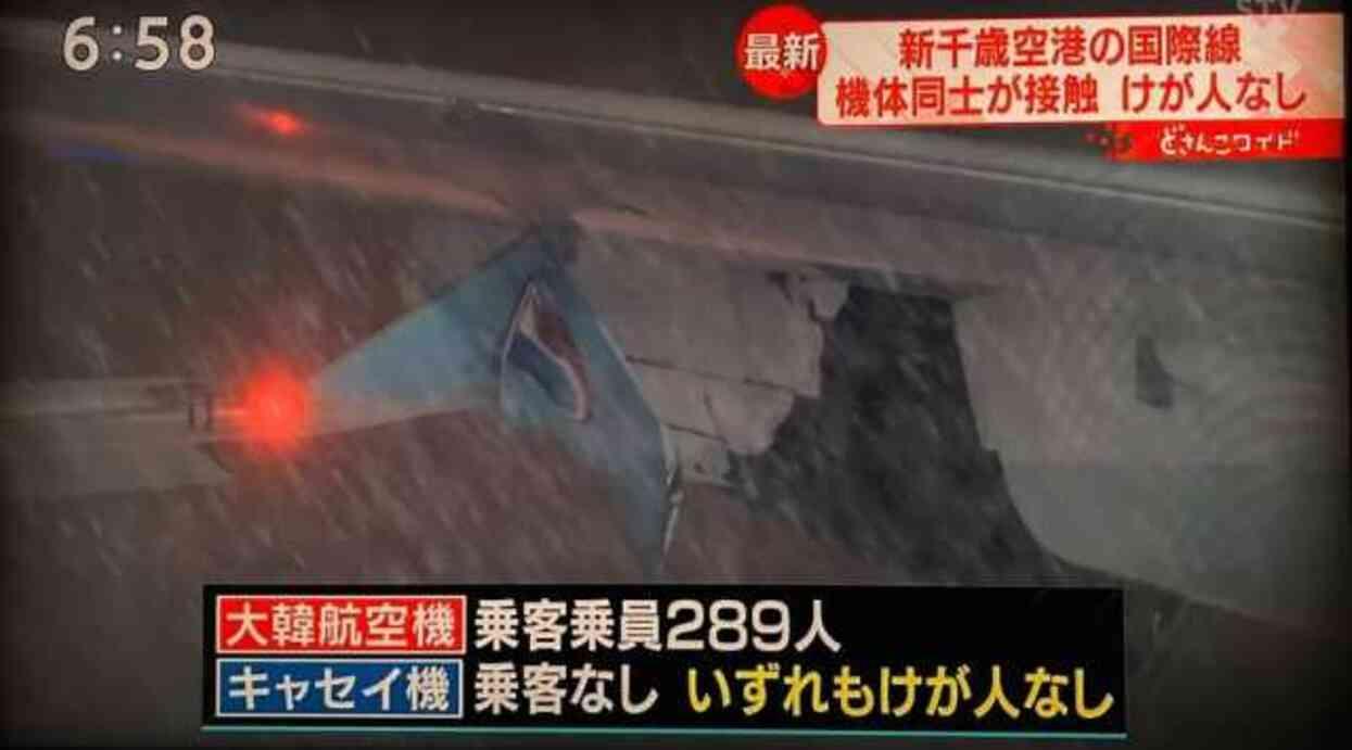 Japonya'da New Chitose Havalimanı'nın pistinde Japonya'da New Chitose Havalimanı'nın pistinde