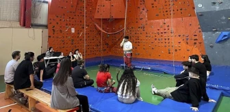 Otizmli Çocuklar Tırmanış Sporu İle Tanıştırıldı