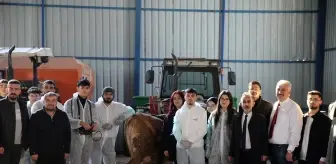 TOGÜ Öğrencilerine Büyükbaş Hayvanlarla İlgili Eğitim Verildi