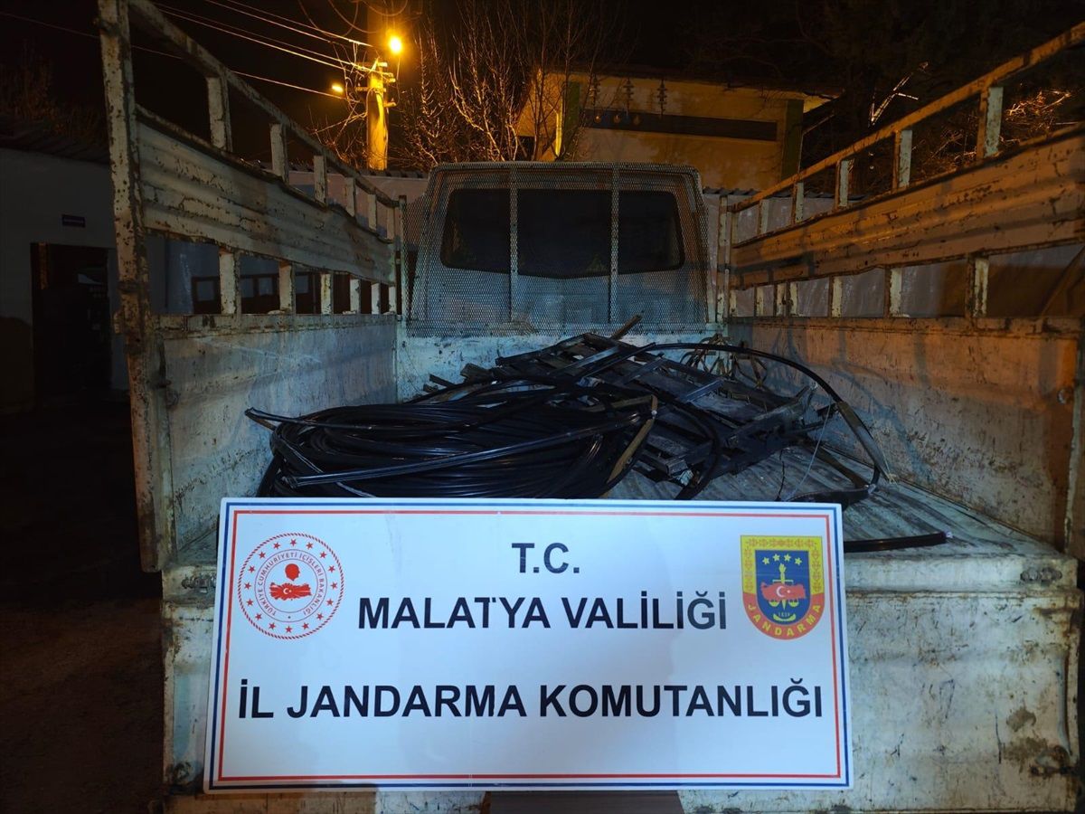 Akçadağ'da Telefon Kablosu Hırsızlığından 1 Tutuklama