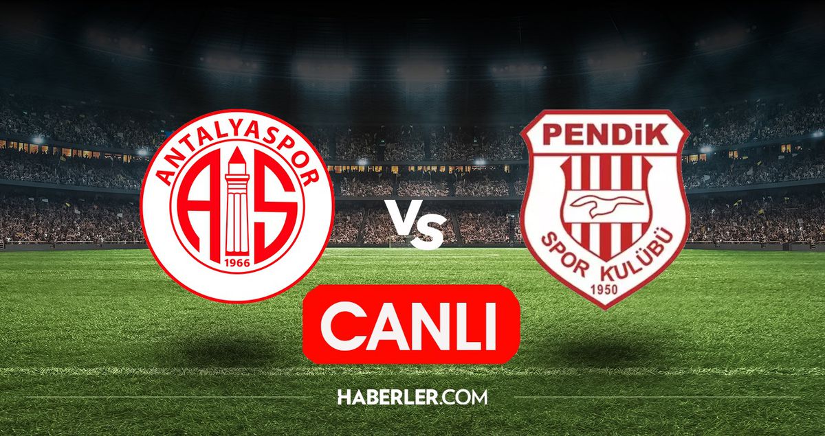 ANTALYASPOR – PENDİKSPOR CANLI: Antalyaspor – Pendikspor maçı nereden, nasıl izlenir? Antalyaspor Pendikspor canlı yayın linki!
