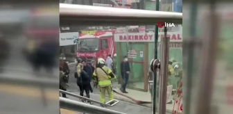 Bakırköy Yeraltı Çarşısında Yangın Paniği: 2 Kişi Dumandan Etkilendi