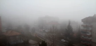 Beyşehir'de sis nedeniyle ulaşımda aksaklık yaşanıyor