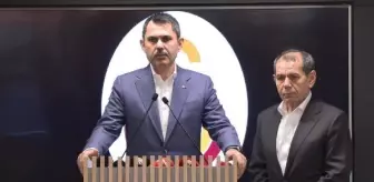 AK Parti İstanbul Büyükşehir Belediye Başkan Adayı Murat Kurum, Galatasaray Spor Kulübü'nü ziyaret etti
