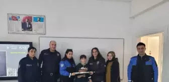 Şehit Polis Memuru Emrah Bayın'ın Oğlu Yunus Emre'nin Sürpriz Doğum Günü Kutlaması