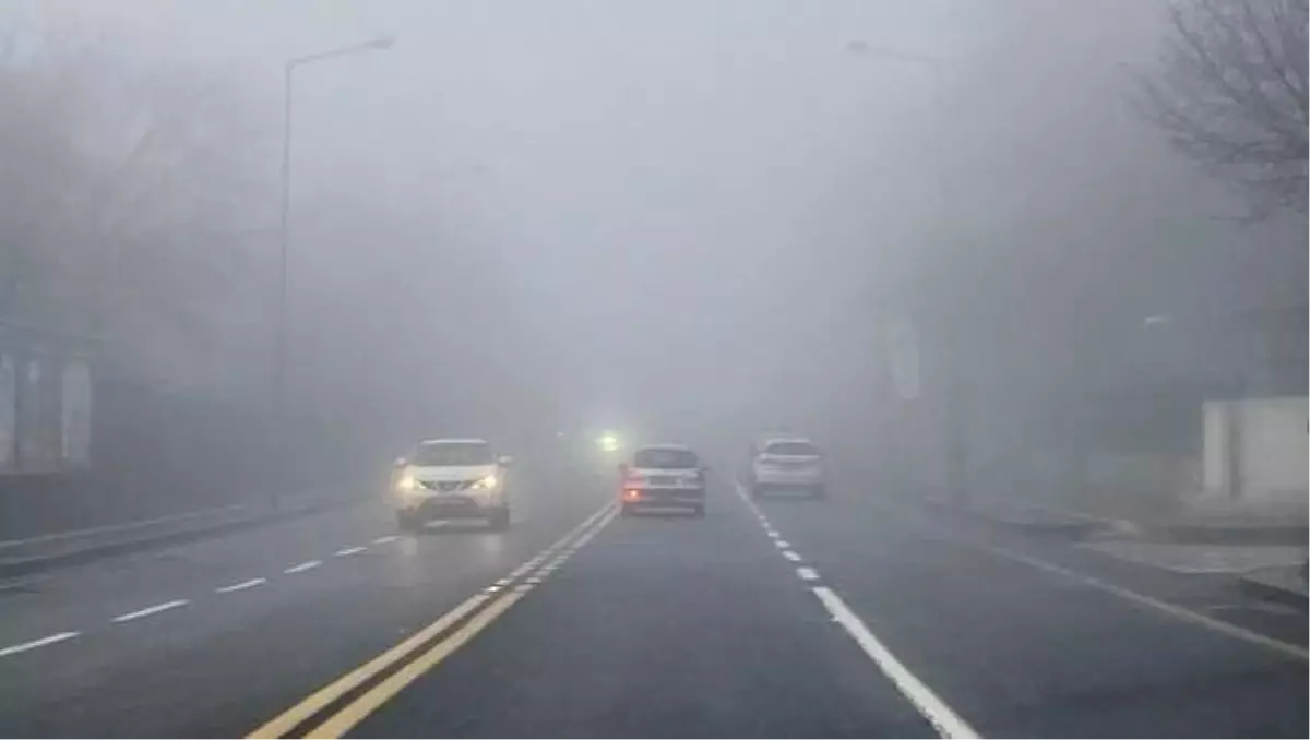 Diyarbakır'da Sis Trafiği Olumsuz Etkiledi