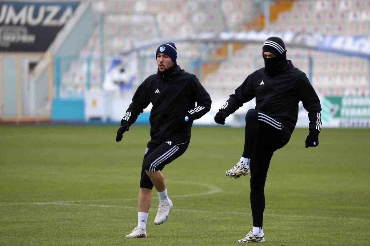 Erzurumspor FK, Bodrum FK maçı hazırlıklarını sürdürüyor