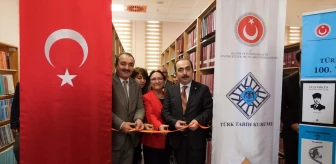 Hitit Üniversitesi Merkez Kütüphanesi'nde Türk Tarih Kurumu 100. Yıl Kitaplığı Açıldı